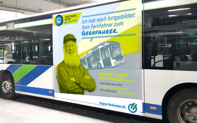 P.AD. moves Hagen: Bus driver campaign for HVG